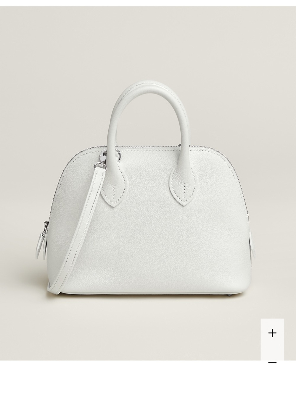 Hermes RARE White Bolide 1923 Mini Bag NEW IN BOX